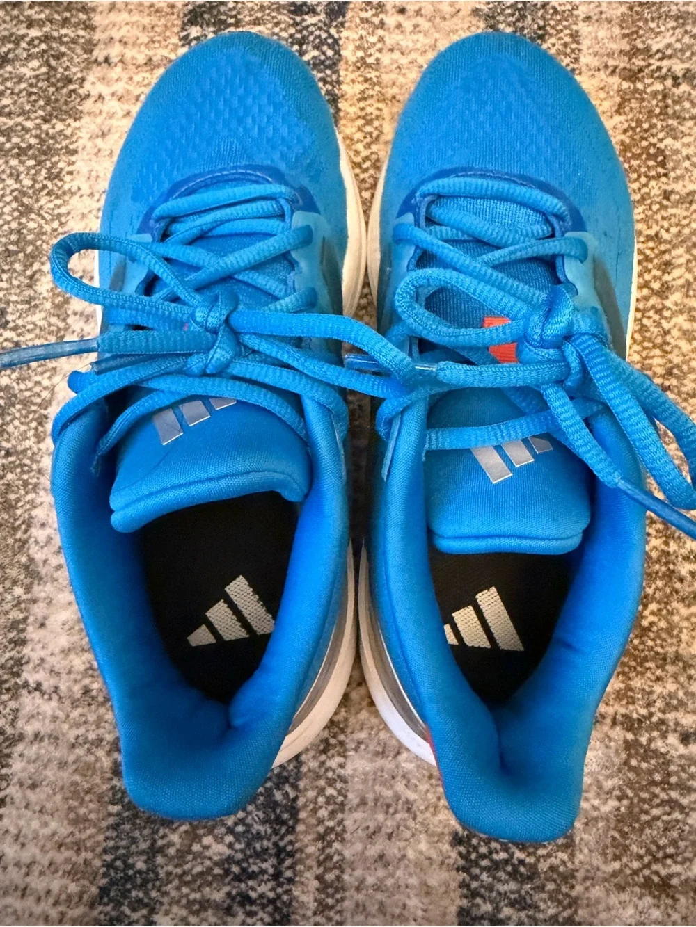 adidas Kids Bright Blue Athletic Sneakers - Like New, Size 3.5